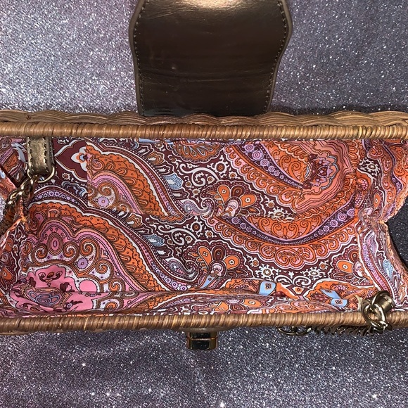 Vintage Bohemian‎ Woven Straw Basket Shoulder Bag - Picture 5 of 5